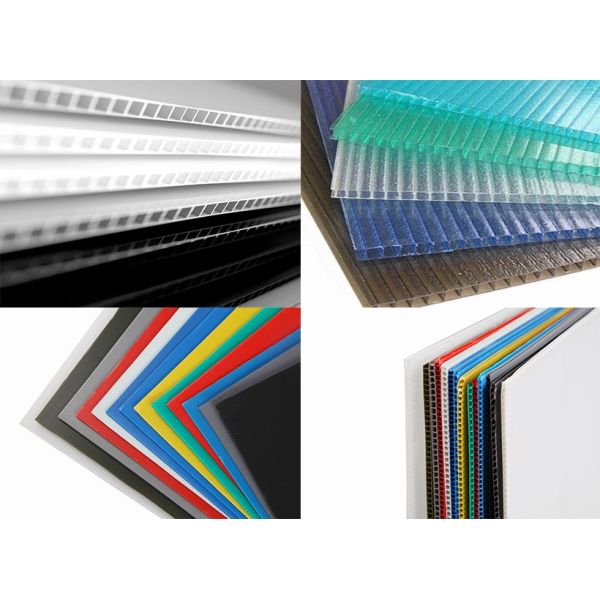 Twin Wall Fluted Polypropylene Corrugated Plastic Sheets 2mm-12mm Thickness