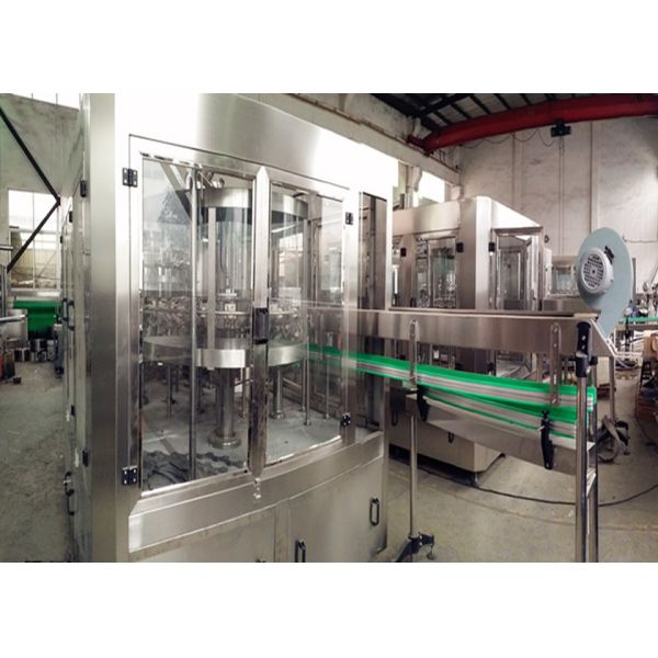 Bottle Packaging Juice Filling Machine , Self Lubricationg System Automatic Liquid Filling Machine