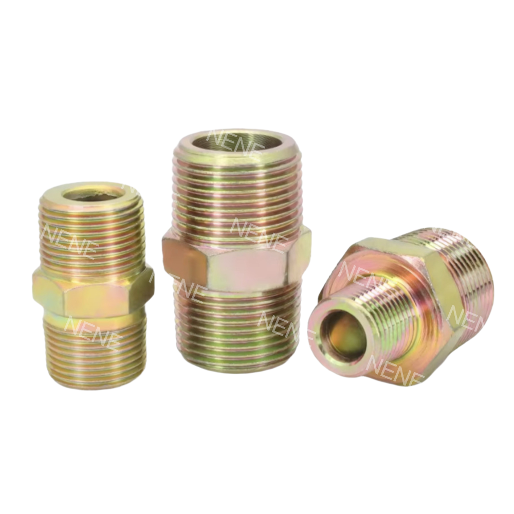 Hydraulic Union Pipe Fitting 1/2 Inch Hydraulic Adapter Engineered Flat Mouth Union Joint
