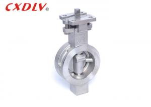 China High Performance Wafer Butterfly Valve Stainless Steel Double Eccentric GB PN16 on sale