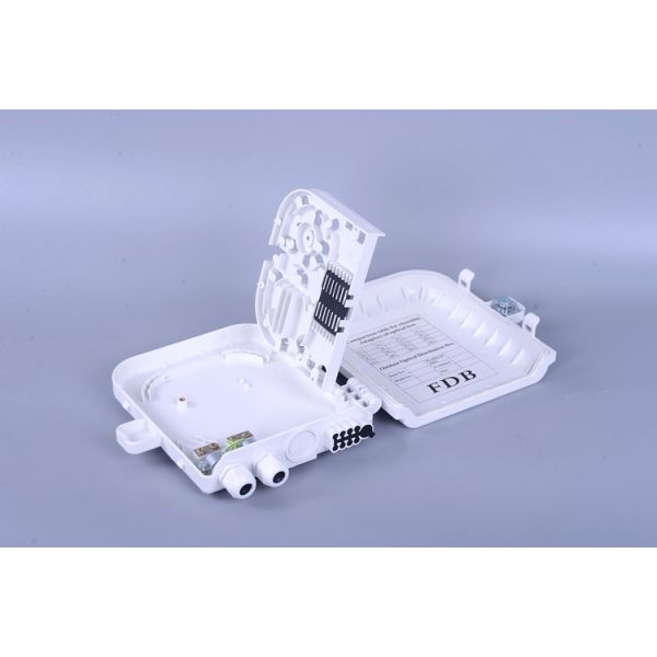 Indoor / Outdoor Wall Mounted Distribution Box Termination FTTH Optical Enclosure