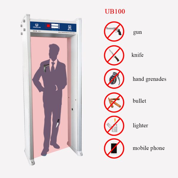 Single Zone Archway Metal Detector , Fireproof Material Walk Through Metal Detector