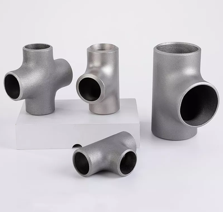 ASTM Ti-2Al-2.5Zr Long Radius 90 Degree Elbow Pipe Fitting PE/BE Tee