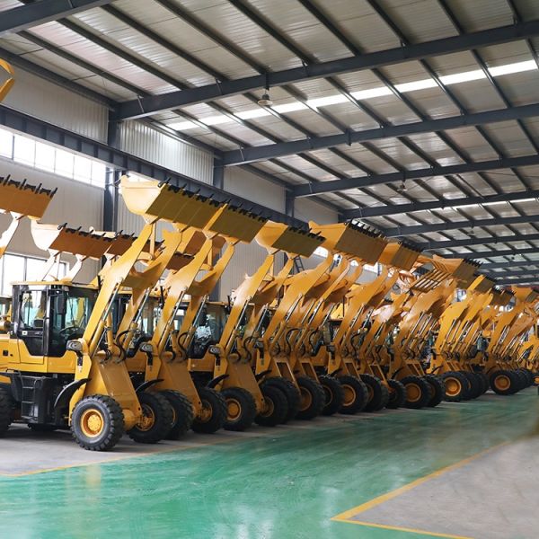 Multifunctional Small Articulated Wheel Loader , Front Loader Shovel 76kw