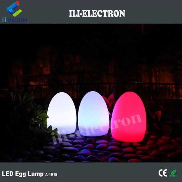 LED Lighting Egg Shape Table Lamp with 16 Colors Changing