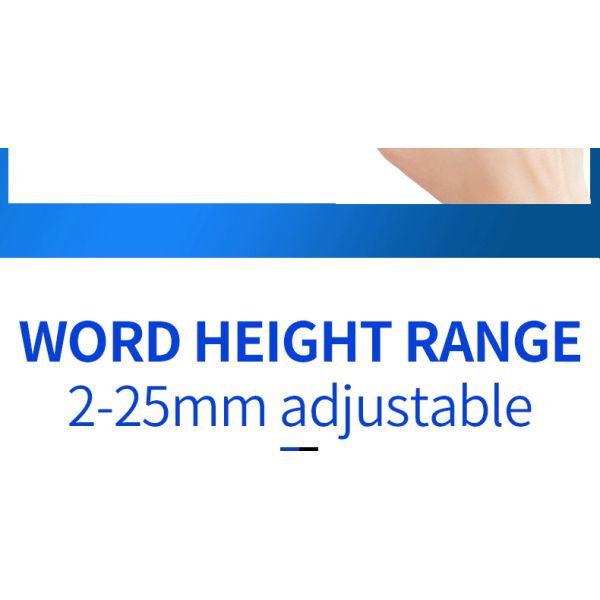 25.4mm Portable Batch Coding Printer Machine Handheld Inkjet Printer Gun Plate Type TIJ Printer