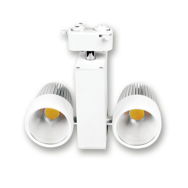 Track mounted adjustable LED spot light 30w