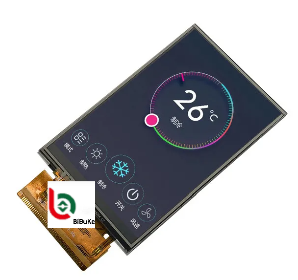 3.5-inch TFT LCD with Resistive Touch Panel 320×480 16-bit Parallel Interface