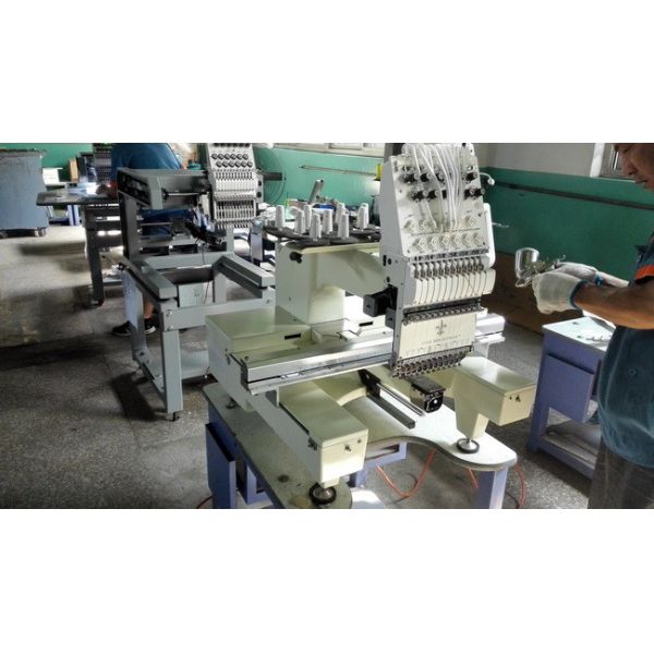 One Head Computerized Embroidery Machine For Flat Emb. Speed 1200rpm