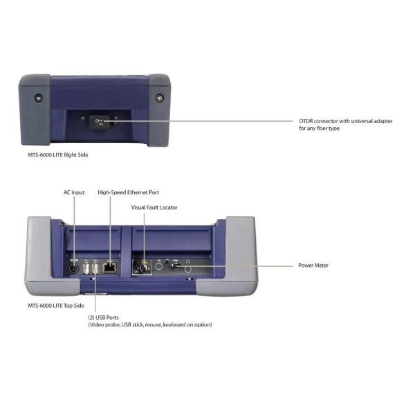 jdsu viavi OTDR Testing Machine , 50W MTS 6000 OTDR handheld