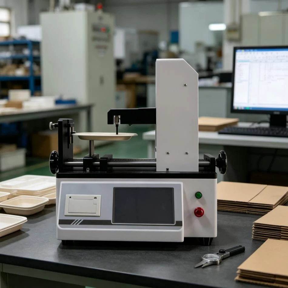 Touch Screen Paper Tableware Stiffness Tester Bending Rigidity Meter Bend Resistance Test Instrument Dish Rigidity Test Machine