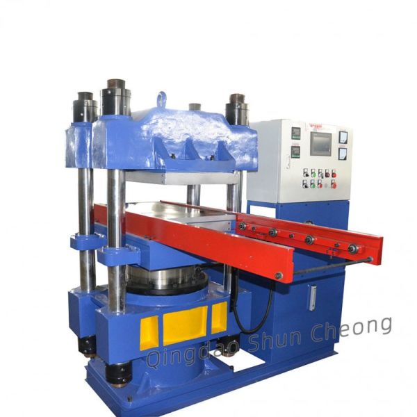 CE Certified Column Vulcanizing Machine with Push-Pull Mechanism for Cost-Effective Rubber Production
