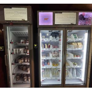 Quality Ice Cream Vending Machine W66*D68*H198cm Simple and User-Friendly Interface for sale