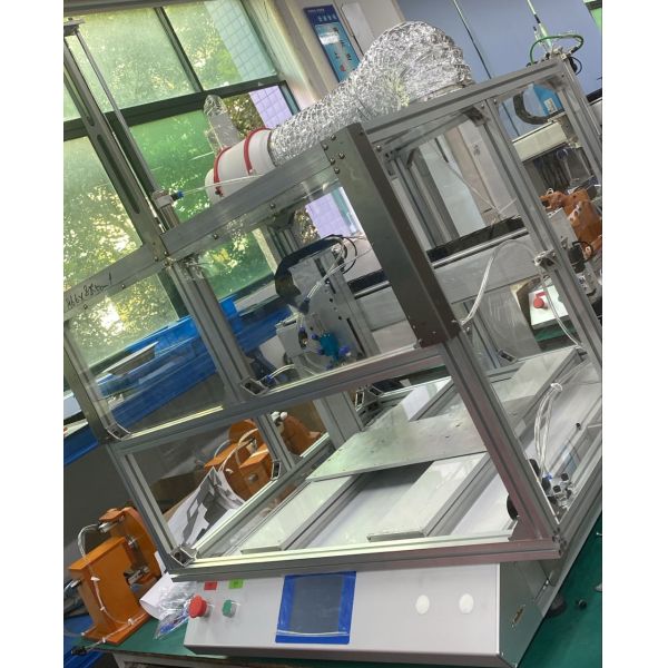 Electric Automatic Glue Applicator Robot Machine for Conformal Coating Wood Case Packaging for Chemical Applications