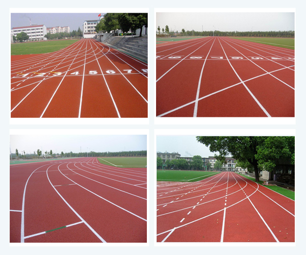 0.64 / 48 Friction Athletic Polyurethane Rubber Running Track Harmless