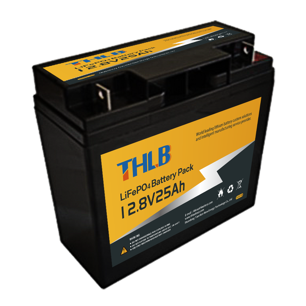 12 Volt 25Ah Lead Acid Replacement Battery Customizable Lithium Ion Rechargeable Pack