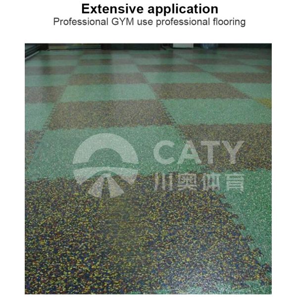 Non-Toxic and Oderless Interlocking Rubber Tiles with Buckle System for Seamless Gym and Commercial Flooring