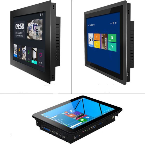 Small Size Embedded 8.4 Inch Open Frame Resistive Touch Screen Industrial Panel PC Computer