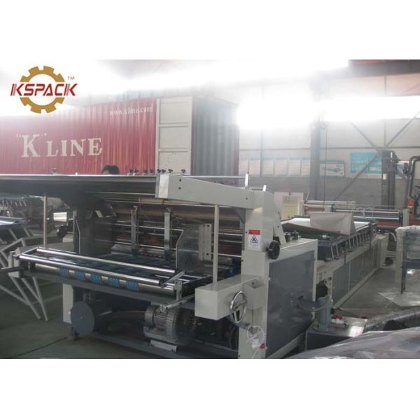 1600MM Semi Automatic Flute Laminator Machine Speed 90M / Min