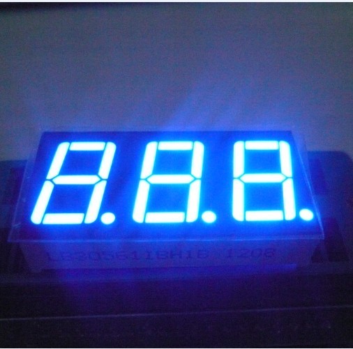 14.2mm Common Anode 7 Segment Display Green 37.6 x 19mm Outer dimension Long Life