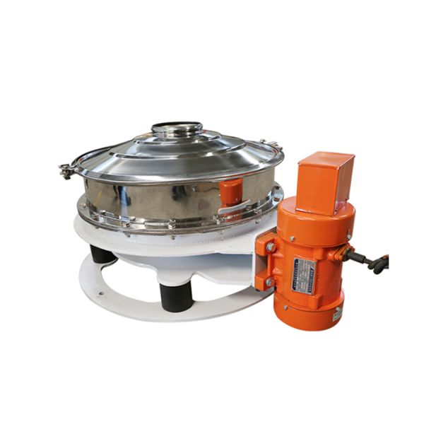Low Profile Vibro Screen Machine Round Vibrating Separator With Two Screen Layers