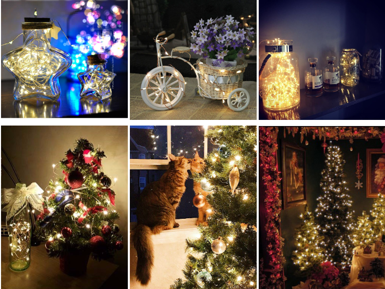 10 Meters Christmas Decorations Ornaments Light String 3500K IP65 2V