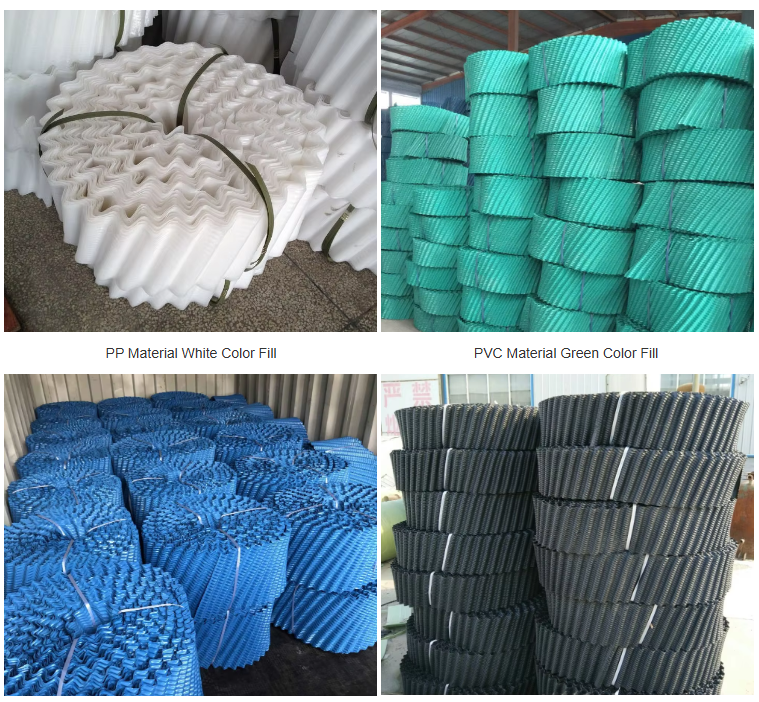 Custom Counterflow Fill Pack Crossflow Cooling Tower Filler Packing Customized Thickness