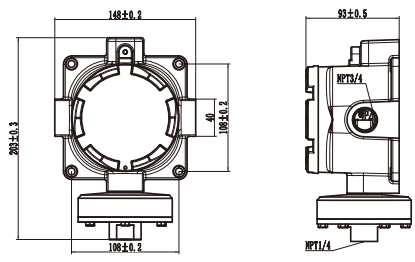 TXK Micro Explosion Proof Pressure Switch Controller