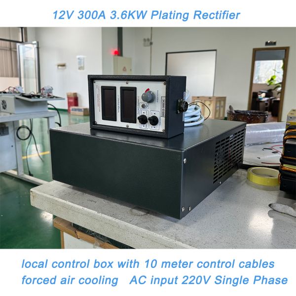 Plating Rectifier 12V 300A 3.6KW PLC Electroplating Power Supply For Industrial