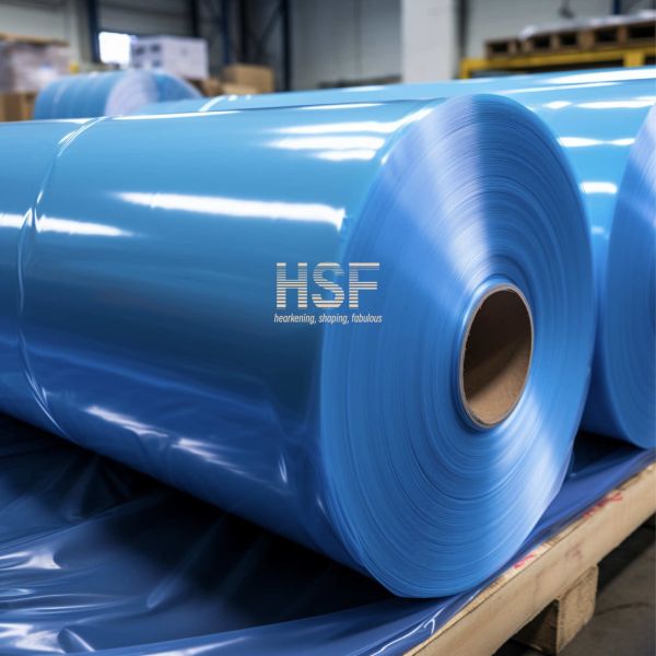 60μm Translucent Blue CPP Silicone Coated Release Film with High Temperature Resistance for Industrial Applications