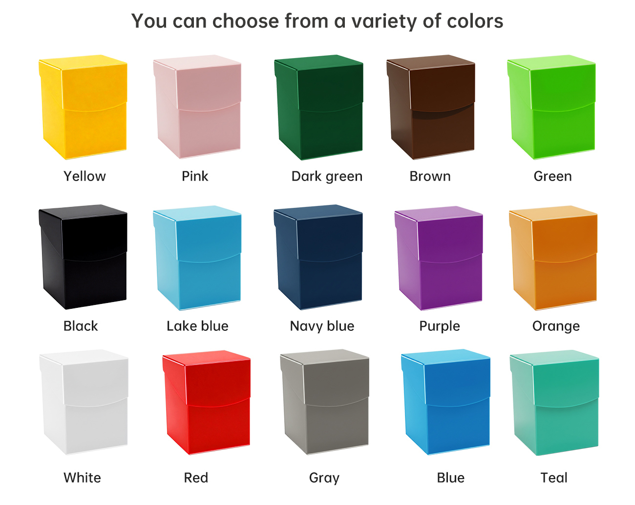 Custom PP Plastic Flip Card Box Durable Secure and Eco-Friendly deck card boxes