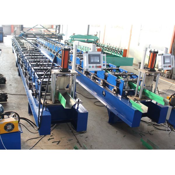 K Style Seamless Metal Rain Gutter Ogee Gutters Roll Forming Machine For Residential Houses