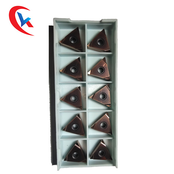 Triangular CNC Tungsten Carbide Inserts Finishing With Cylindrical Hole