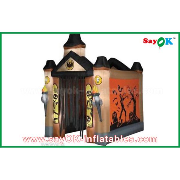 Funny Customized Inflatable Halloween Decorations Multicolor With LED Light