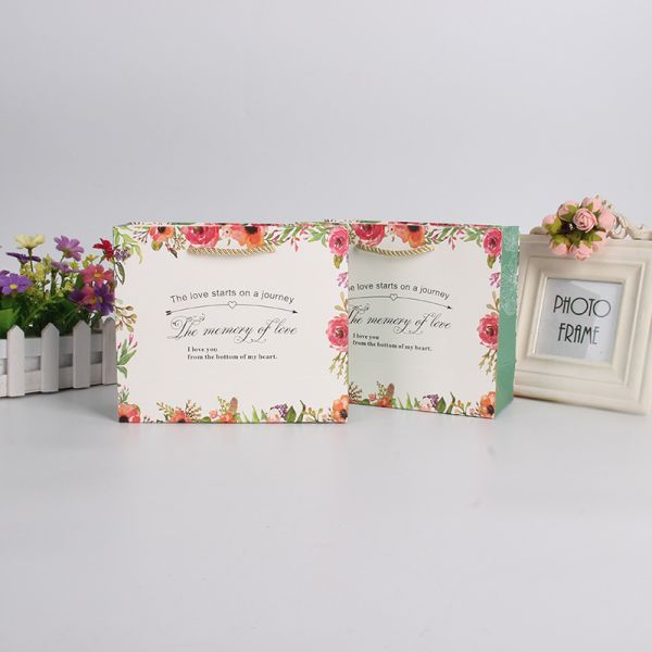 C1S Printable Paper Bags With Rope Handle