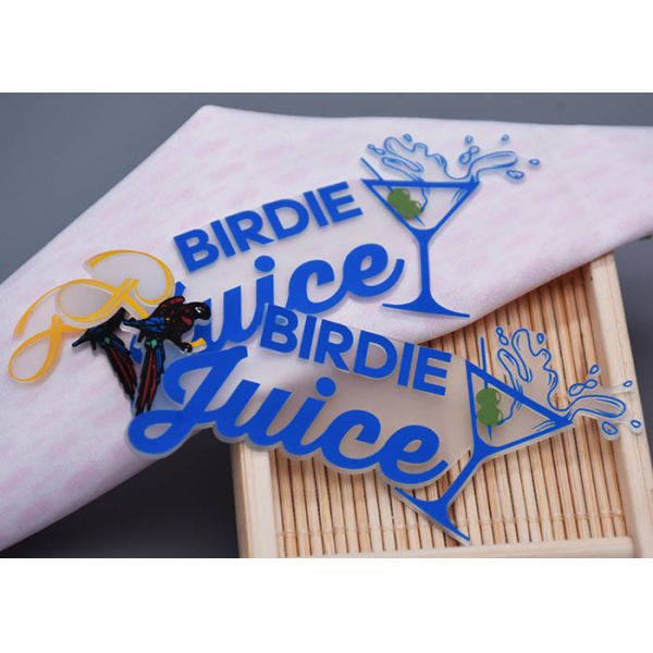 0.8mm Thick Translucent TPU Printed Label With Custom Silicone Logo