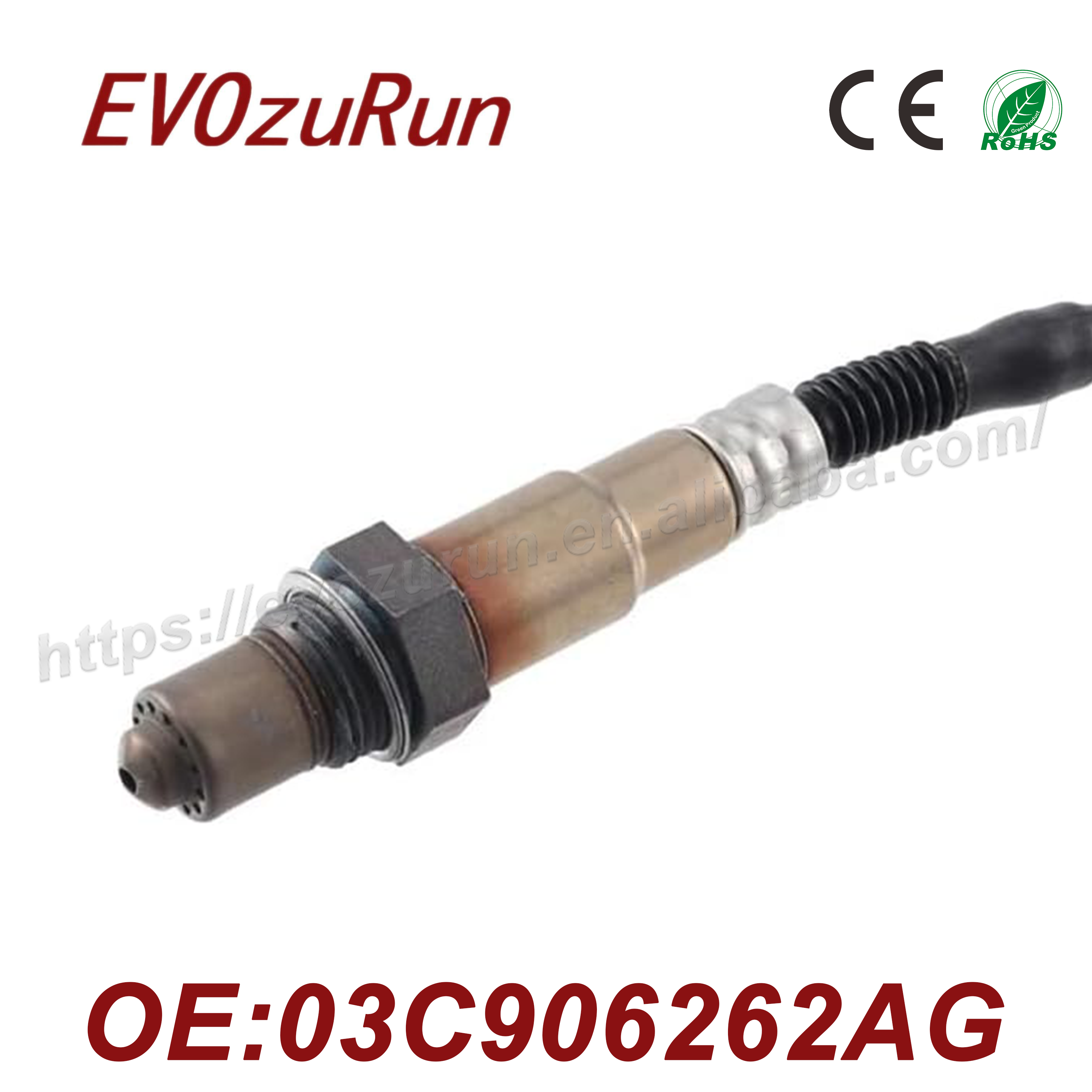 Factory Direct Downstream Oxygen Sensor 03C906262AG O2 Lambda Sensor for VW Golf VI Passat B7 1.4 TSI CC 1.8 TSI Tiguan