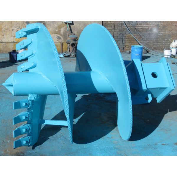 Double Cut Flat Auger Earth Auger Drill Bit For Soil Drilling Rig Machine CE / ISO9001