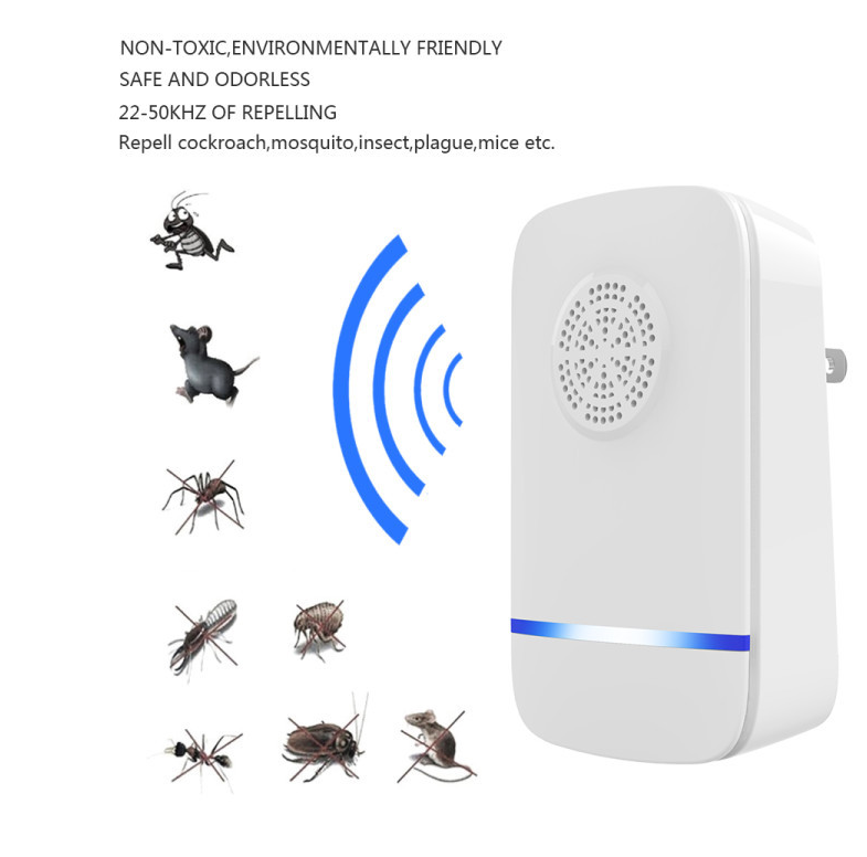Home Ultrasonic Insect Repellent Kitchen Pests Frequency Conversion Multifunction