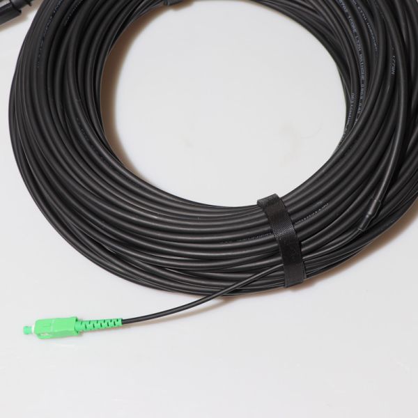 SC/APC To SC/APC Fiber Cable Assembly FTTH Pre Connectorized Drop Cable Patch Cords