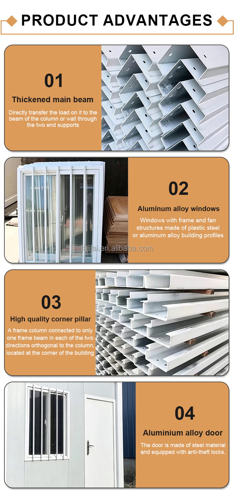Low Cost Fast Assembly Detachable Container House Custom Durable Container Office Modular Prefab Flat Pack Container Warehouse