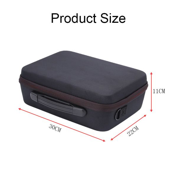 black Waterproof 30cm Hard Custom EVA Case For DJI Spark Drone