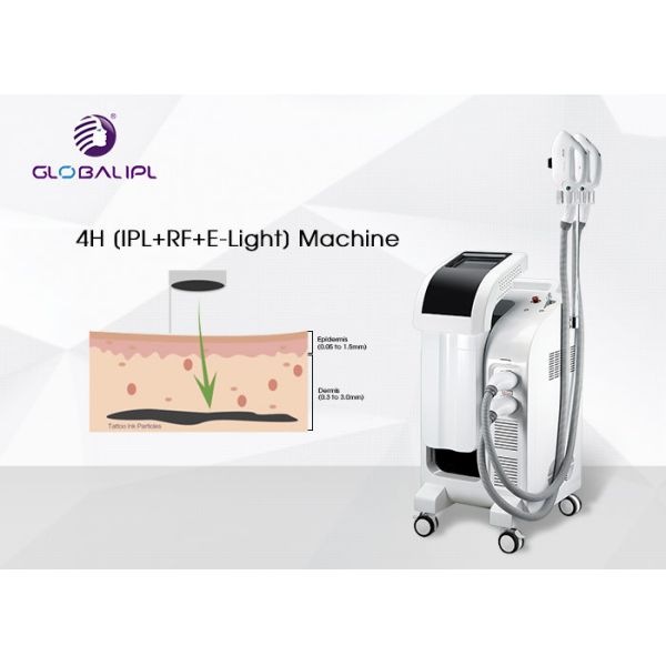 New Style E Light IPL RF ND YAG Laser Multifunction Machine 2500W Output