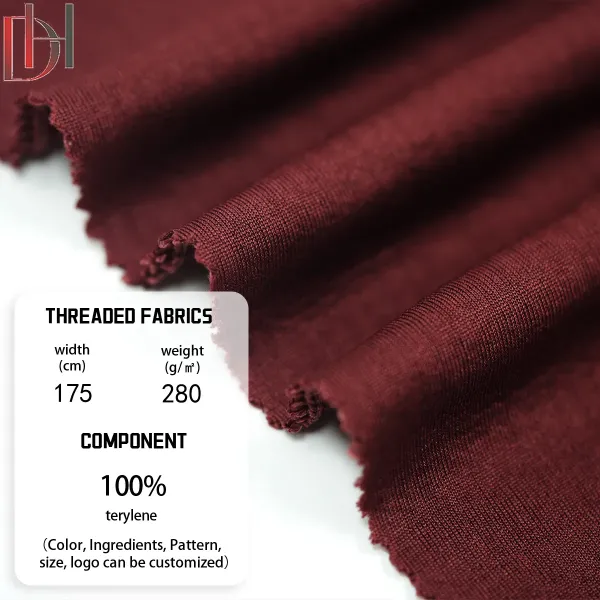Knitting Plain Dyed Polyester Textile Ribbed High Quality Winter Hoodie Sweatshirt Fabric Manufacture