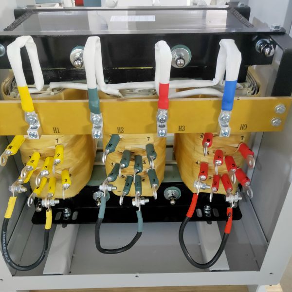 45kva Three Phase Dry Type Transformer Distribution Low Voltage Multi-Tap 400v To 208v Mechanical Terminals Nema 3r Electrical Enclosure