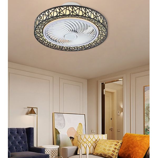 42inch Hanging Ceiling Fan With Light Smart Bladeless Ceiling Fan