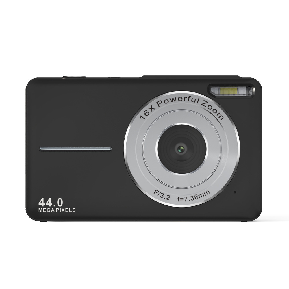 FromPRO Cross-border High-definition Mini Digital Camera for Students & Children 4K Video 180 Wide Angle Filter MicroSD DC403