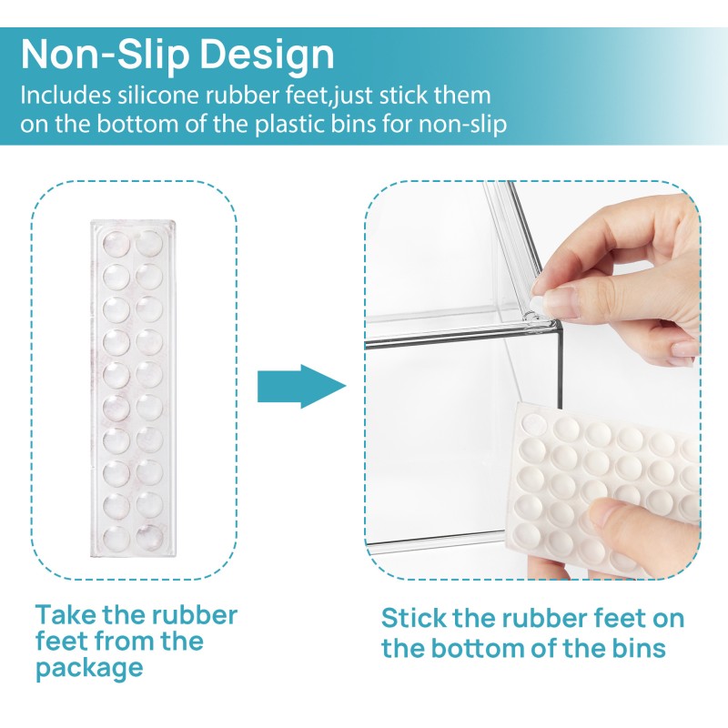 Hot Selling Transparent PET Pull Out Solid Cosmetic Organizer Stackable Cosmetic Lipstick Storage Box