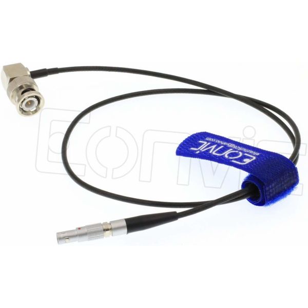 Eonvic Right Angle BNC to 00b 4 Pin Timecode Cable for Red Epic Scarlet Camera