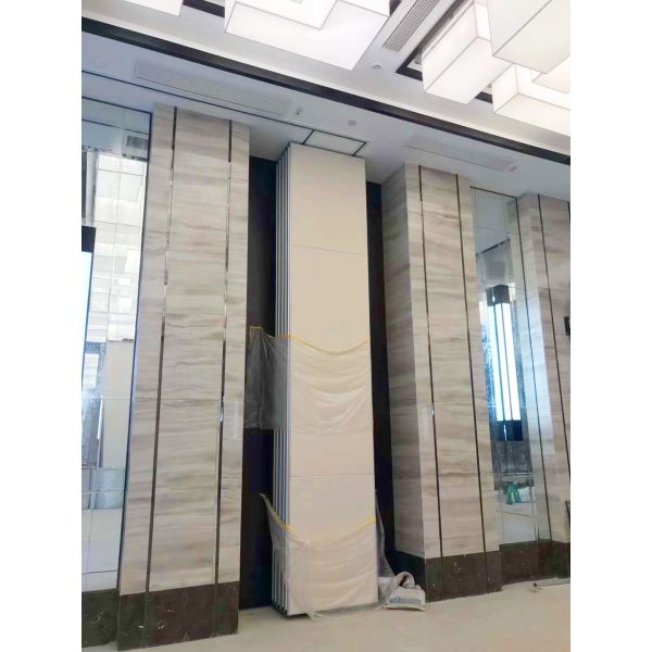 Decorative Material Sliding Folding Partition Movable Wall Systems For Conference Room